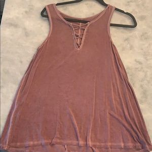 Mauve soft and sexy tank.